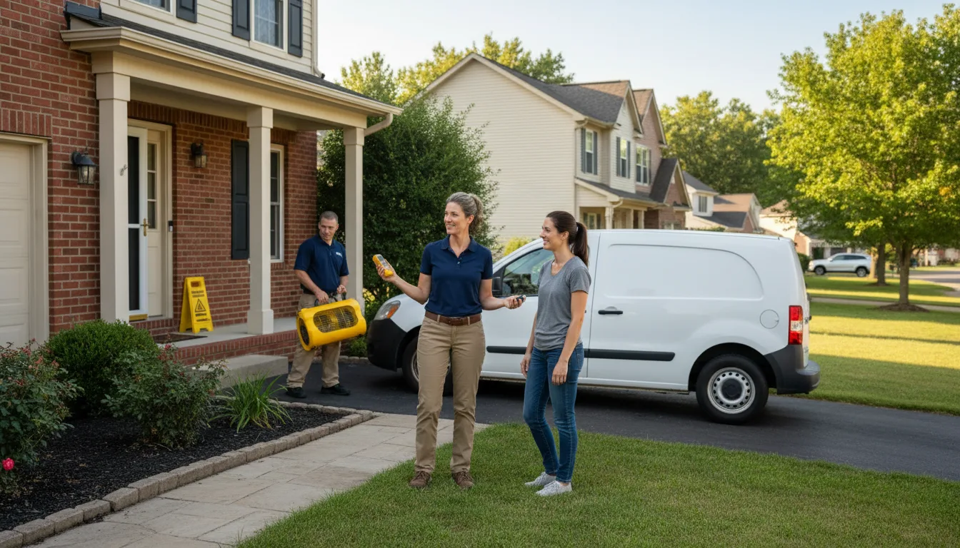 Water restoration image for Water Damage & Restoration Services in Hinkle, KY